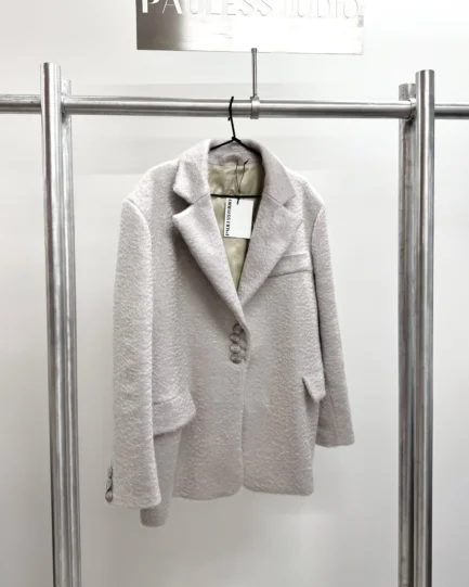 Vienetinis moheros vilnos švarkas